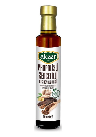 Akzer Propolisli Zencefilli Keçi Boynuzu Özü 350 G