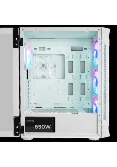 Rampage Prolıx Mesh 650w 80+ Beyaz 4 12cm Argb Fan Manyetik Temperli Camlı Atx Mid-t Gaming Oyuncu K Rampage Prolıx Mesh 650w 80+ Beyaz 4 12cm Argb Fan Manyetik Temperli Camlı Atx Mid-t Gaming Oyuncu K