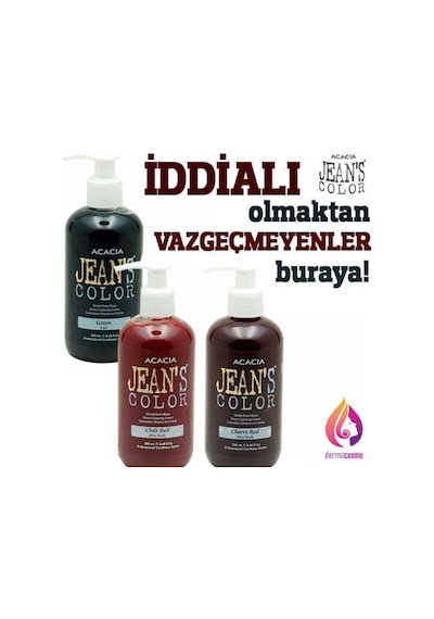 Acacia Jeans Color Renkli Saç Boyası 250 Ml (Tüm Renkler) 2 Adet