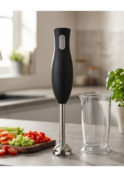 El Blenderı Paslanmaz Çelik Metal Ayaklı Ergonomik Tasarımlı Mutfak Blender - Lisinya Diğer