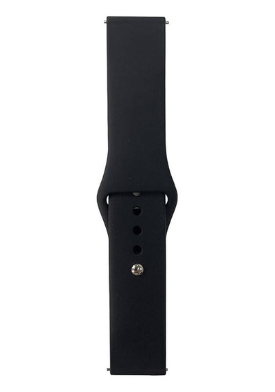 Galaxy   Uyumlu  Watch 46mm Band Serisi 22mm Klasik Kordon Silikon Strap Kayış-siyah