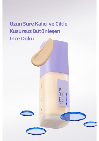 Yarı Parlak Bitişli Nemlendirici Fondöten + Fırça Layering Fit Foundation Semi Glow Set No.23 Sand 23 Sand