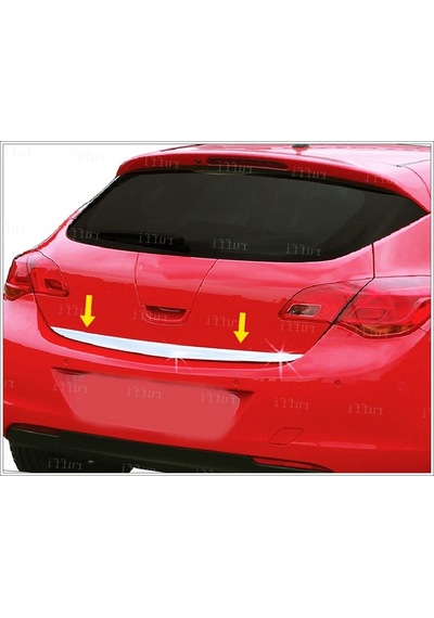 Opel Astra J Hb Krom Bagaj Alt Çıta 2009-2015 Paslanmaz Çelik N11.5793