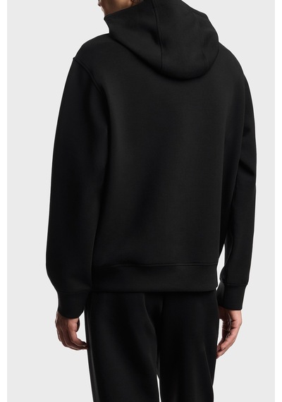 Emporio Armani Logolu Pamuk Karışımlı Kapüşonlu Sweat Erkek Sweat Em004531 Af10013 Uc001 Siyah