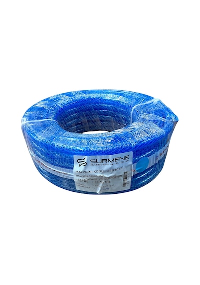 Sürmene Örgülü Hortum 1/2" 13mm. 25mt. Ekonomik