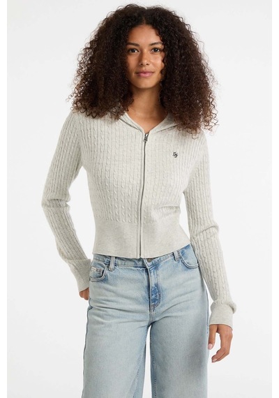 Guess Jeans Jeans Kadın Yün Karışımlı Triko Hırka Çok Renkli