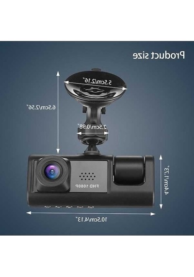 Aoyingnettech Yurt Yönlü 3 Kameralı Araç Dvr Kayıt Cihazı - 1080p Hd İç/dış Kamera