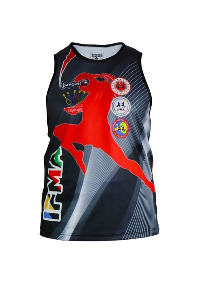 Dragondo 4578 Ifma Muay Thai Atlet Muay Thai Maç Atleti Mavi