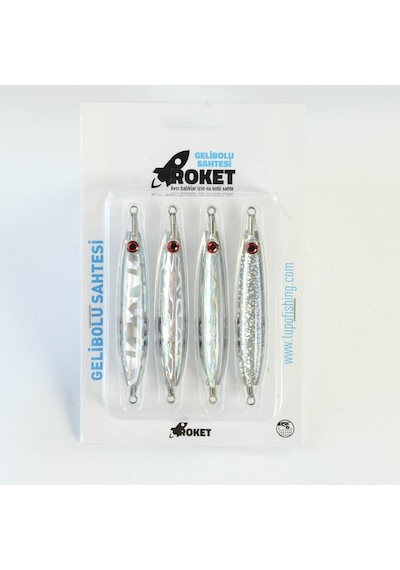 Gelibolu Sahtesi Roket 10Cm 23 Gr Suni Yem (4 Lü Set)