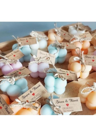 Bernami Mumluk Şamdanpinterest 10 Hediyelik Mini Bubble Mum Diğer
