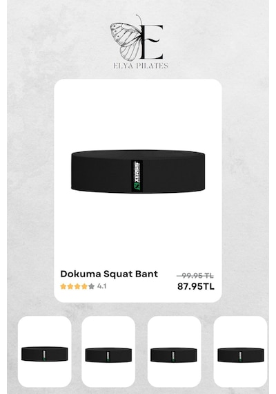 Pilates Seti - Tam Ekipman İle Evde Fit Kalın Beyaz - Pembe