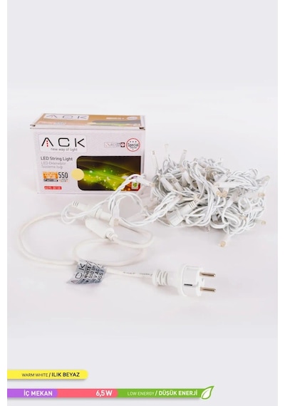 ACK 100 LED li Seri Eklenebilir LED Süsleme 3000K Gün Işığı 220V