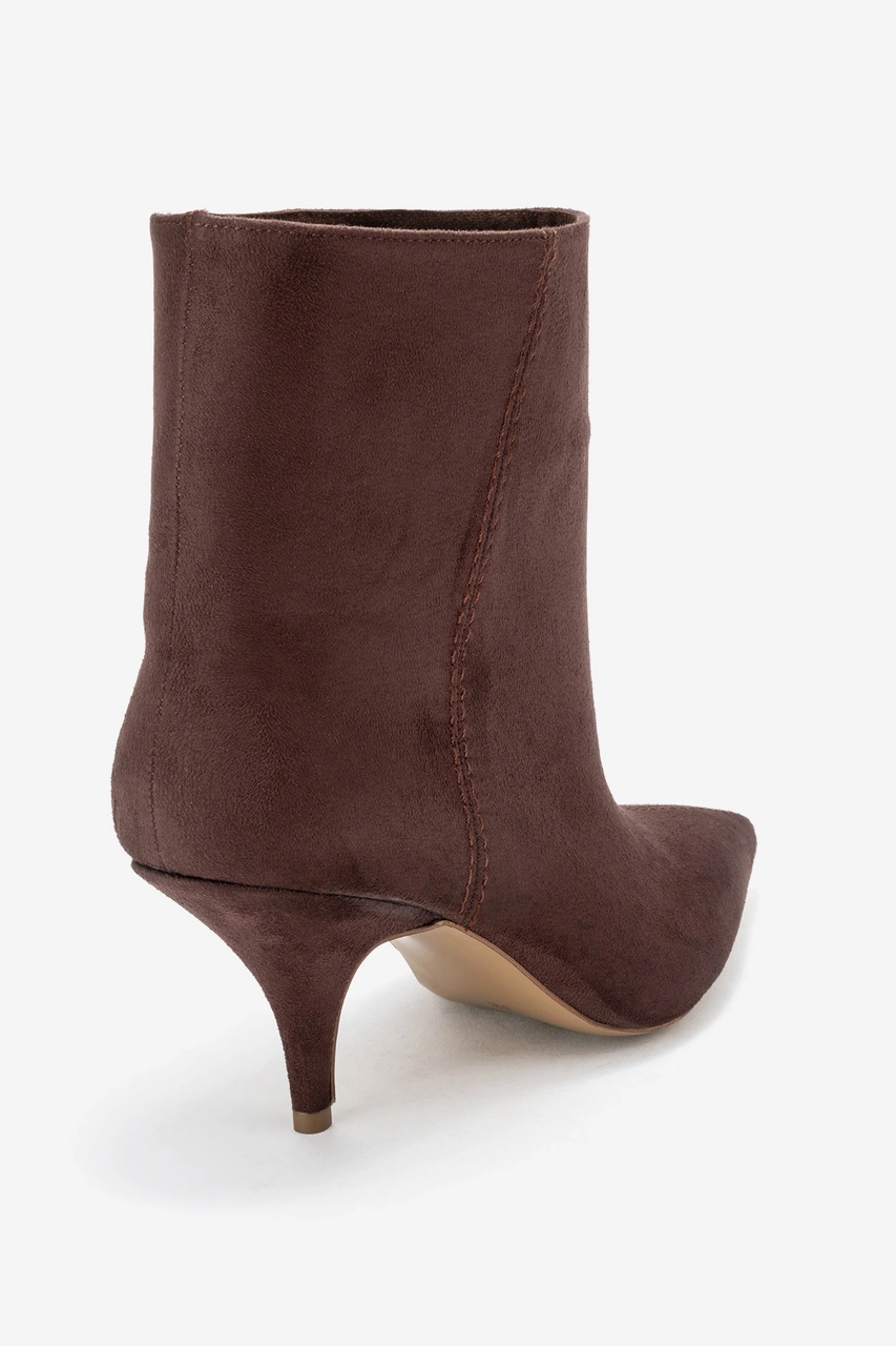 Luvishoes Luvi Shoes Nuvıa Kahverengi Süet Sivri Burunlu Kadın Topuklu Bot Süet Kahve Luvishoes Luvi Shoes Nuvıa Kahverengi Süet Sivri Burunlu Kadın Topuklu Bot Süet Kahve