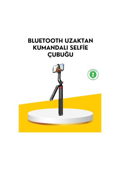 Nrzsnt Tripodlu Selfie Çubuğu Uzaktan Kumandalı Canlı Yayın Uyumlu