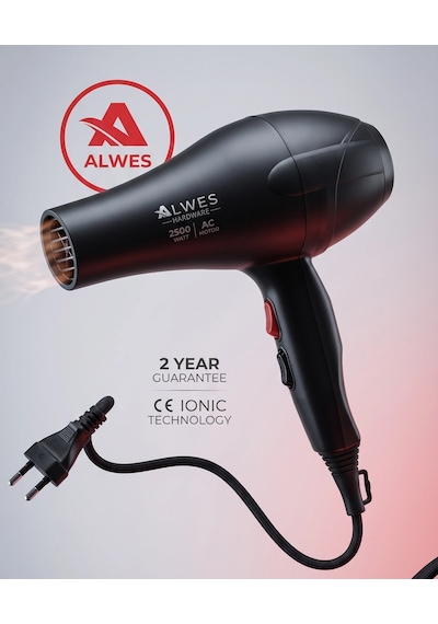 Alwes Hardware Pro Al-3002 Profesyonel Ve Ev Kullanıma Uygun Kuaför Fön Makinesi