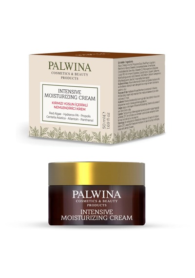 Palwina Cosmetics Kırmızı Yosun İçerikli 72 Saat Etkili Nemlendirici Krem 50 ML