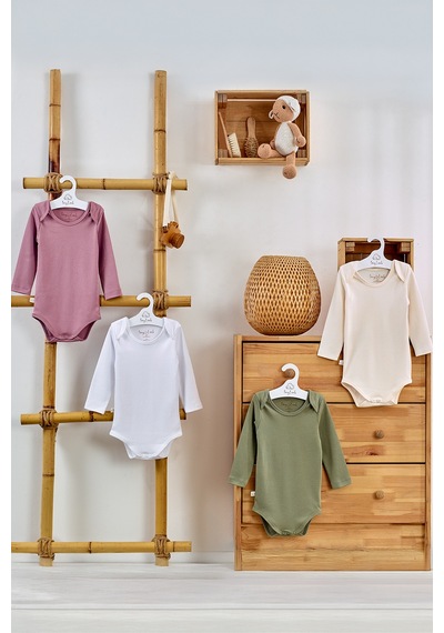 Tinylamb Unisex 4 Parça Uzun Kollu Bebek Bodysuit Seti - Softly Colors 4 Renk Bebek Bodysuit Seti Softly Colors Tinylamb Unisex 4 Parça Uzun Kollu Bebek Bodysuit Seti - Softly Colors 4 Renk Bebek Bodysuit Seti Softly Colors