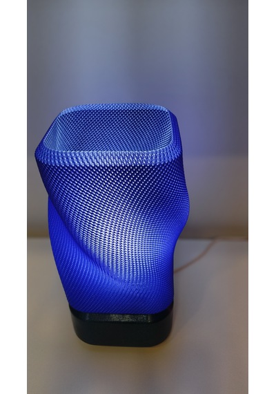 Dekoratif Twistora Abajur + Hediye 1 Adet Led Ampul