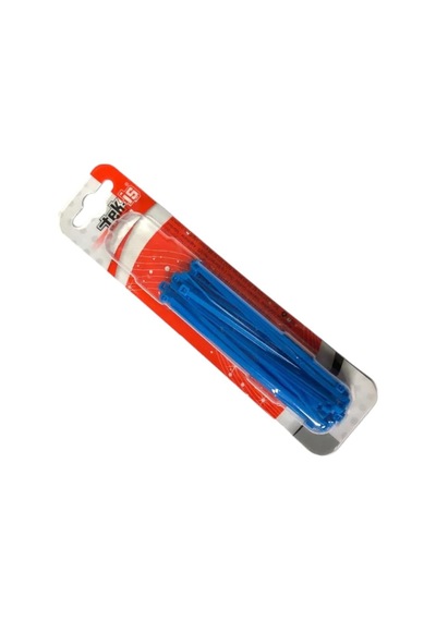 Tek-iş Mavi Plastik Kablo Bağı 100mm X 2.5mm 50 Adet Dayanıklı Cırt Kelepçe Kablo Düzenleme Ve Sabitlem Genel