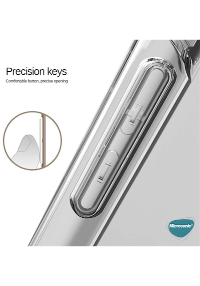 Microsonic Samsung Galaxy Uyumlu S26 Ultra Kılıf Shock Absorbing Şeffaf -