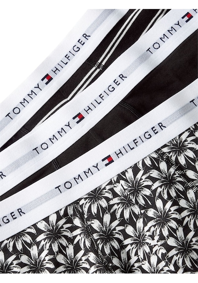 Tommy Hilfiger 3p Trunk Prınt+ Erkek Siyah Boxer - Um0um03753 Tommy Hilfiger 3p Trunk Prınt+ Erkek Siyah Boxer - Um0um03753