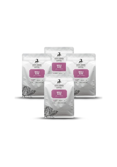 Addis Ababa Coffee - Mekele - Light Roast - Meyvemsi Moka Pot Kahve 4 x 250 G