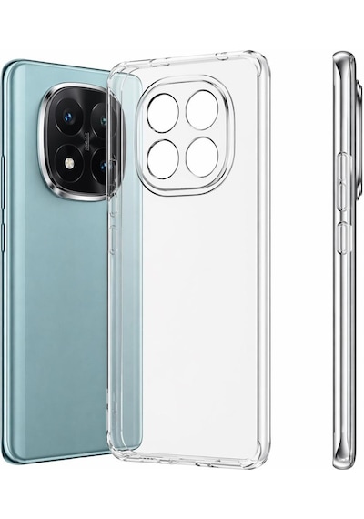 Redmi Note 15 Pro 5G Uyumlu Kılıf Şeffaf Kamera Korumalı 3D Şeffaf
