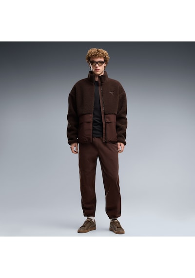 Puma Hybrid Erkek Kahverengi Polar Ceket 694562-33