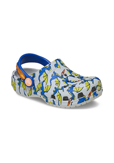 Crocs Classic Dragon Graphic Clog T Çocuk Terliği 212514-1ftgri Gri