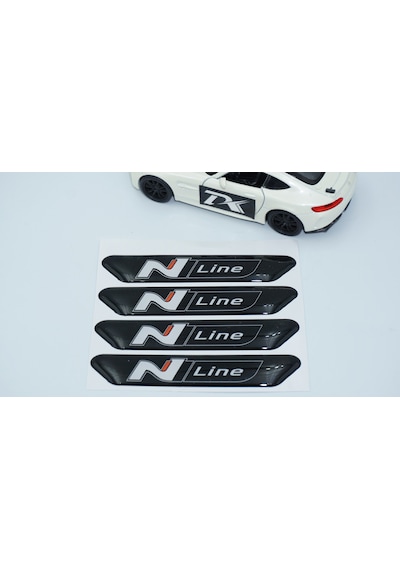Dk Tuning Hyundai N Line Logo Kapı Kenarı Koruma Damla Desen Arma -