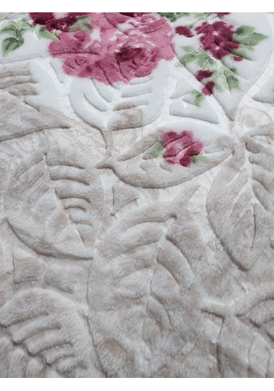 Merinos Fashion Çift Kişilik Vizon Battaniye 200x240 -rose Bej
