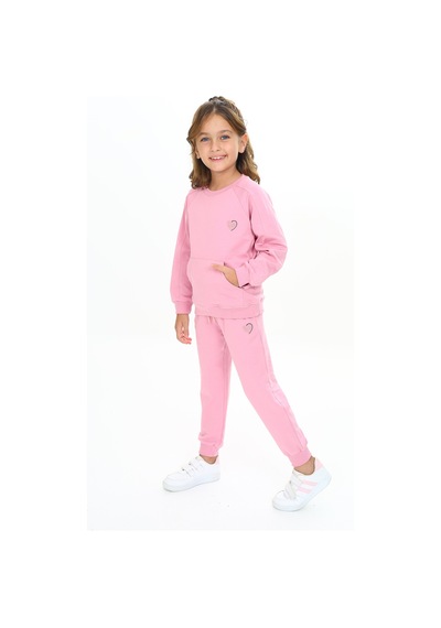 Toontoy Kids Toontoy Kız Çocuk Reglan Kol Kanguru Cepli Nakışlı Eşofman Takım Gül Kurusu Toontoy Kids Toontoy Kız Çocuk Reglan Kol Kanguru Cepli Nakışlı Eşofman Takım Gül Kurusu