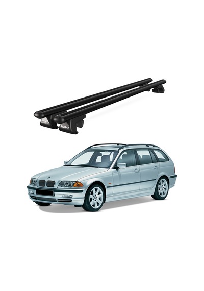 Venüs Bmw 3 Series Touring E46 1999-2005 Uyumlu Siyah Ara Atkı Port Bagaj Tavan Barı