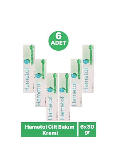 Hametol Cilt Bakım Kremi 6 x 30 G