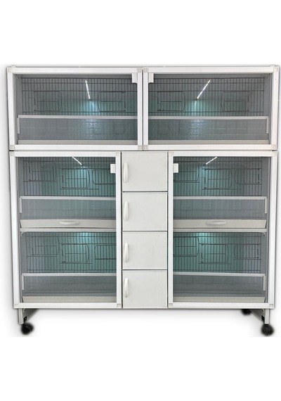İstanbul Kafes Model 6Ys-Oy Pvc Kuş Dolabı