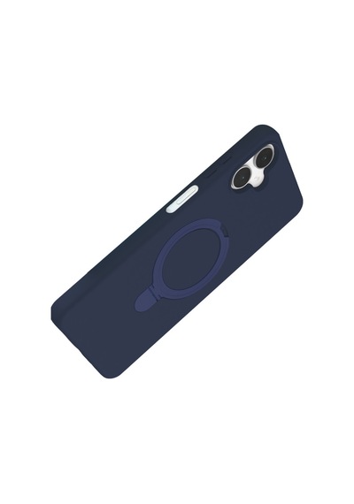 Galaxy  Uyumlu  A06 Regal Magsafe Standlı Kapak - Lacivert Çok Renkli