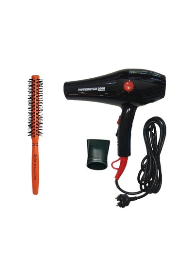 Powerstar 3500 Turbo Motor Saç Kurutma Fön Makinesi + Rodeo 3001 Fırça