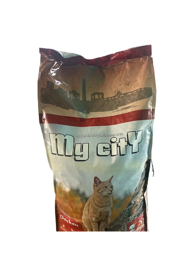 My City Tavuklu Kuru Yetişkin Kedi Maması 15 KG