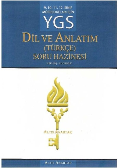Altın Anahtar Yayınları 9-10-11-12. Sınıf Ygs Dil Ve Anlatım - Türkçe Soru Hazinesi