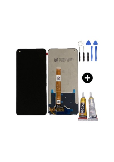 Realme 7 Uyumlu Hk Lcd Ekran Dokunmatik + Montaj Seti