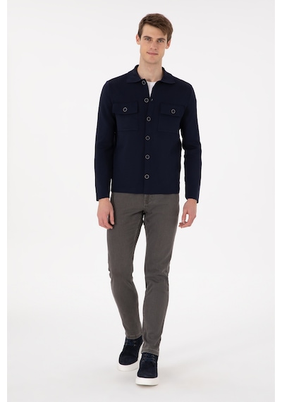 U.s. Polo Assn. Erkek Lacivert Hırka Triko 50294169-vr033 Lacivert