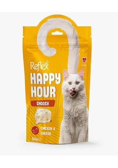 Reflex Happy Hour Choosy Seçici Kediler Ödül Maması 3lü Fırsat 3x60gr