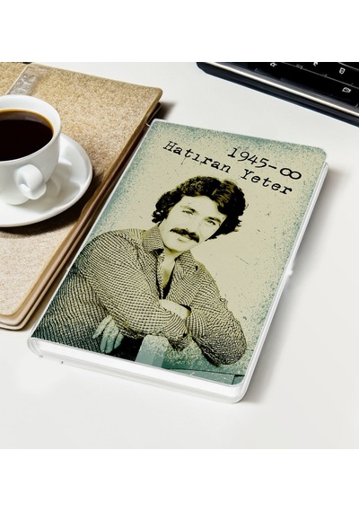 Bk Gift Ferdi Tayfur Hatıran Yeter Tasarımlı Beyaz Defter-1, Arkadaşa Hediye Kobitmeyencom33638 Bk Gift Renkli
