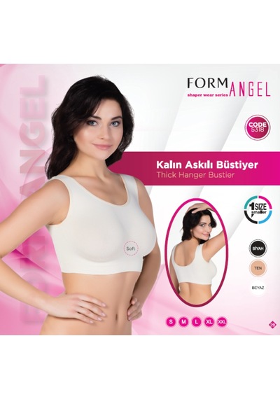 Form Angel Kalın Askılı Toparlayıcı Büstiyer Sütyen 5318
