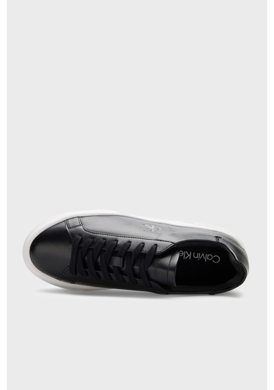 Calvin Klein Flatform Bağcıklı Deri Kadın Siyah Sneaker Yw0yw01928-beh Siyah