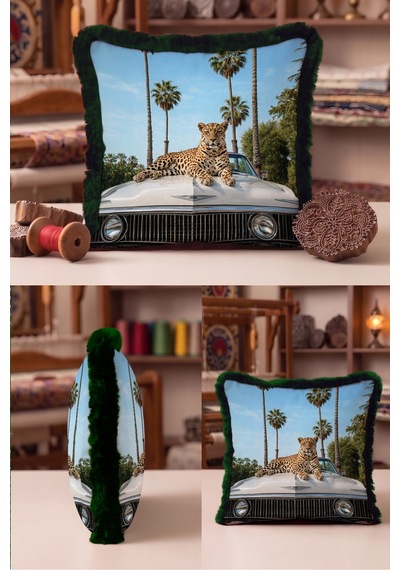 Safari Leopar Motifli Saçaklı Yastık Kılıfı - Palmiye Bohem Mavi Yeşil Püsküllü Kırlent Kılıfı Sessiz Kanyon Opal Safari Leopar Motifli Saçaklı Yastık Kılıfı - Palmiye Bohem Mavi Yeşil Püsküllü Kırlent Kılıfı Sessiz Kanyon Opal