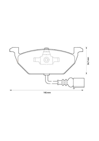 Volkswagen Polo Ön Fren Balata 2001-2020 1k0698151d 2313119705 1.4, 1.6, 1.2, 1.0, 1.6 Tdı, 1.2 Tsı, 1.4 Tdı, 1.2 Tdı