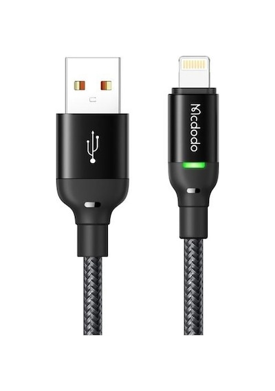 Mcdodo CA-2700 Apple iPhone Uyumlu Usb Şarj Data Kablo 1.2m Siyah