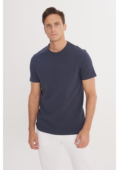 AC&Co / Altınyıldız Classics Erkek Lacı Slim Fit Dar Kesim Bisiklet Yaka Kısa Kollu Yumuşak Tuşeli Basic Tişört Lacı AC&Co / Altınyıldız Classics Erkek Lacı Slim Fit Dar Kesim Bisiklet Yaka Kısa Kollu Yumuşak Tuşeli Basic Tişört Lacı