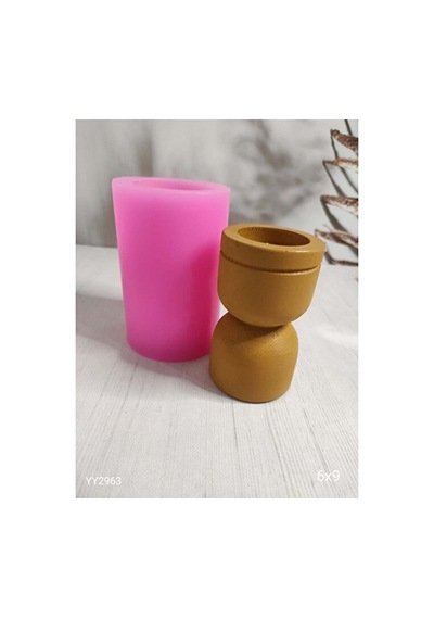 Yy2963 Mumluk Tepesi Çizgili 9cm Silikon Kalıp